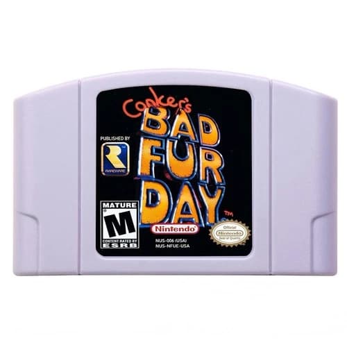 Conker`s Bad Fur Day - Nintendo 64 (N64) Collector's item Ready to play