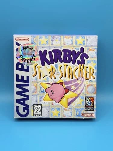 Kirby’s Star Stacker (Nintendo Game Boy, 1997) – Complete in Box (CIB)