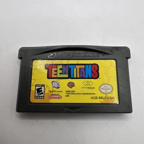 2005 Teen Titans Nintendo Game Boy Advance GBA Video Game Cartridge Only