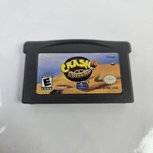 Crash Nitro Kart (Nintendo Game Boy Advance, 2003) GBA Cart Only