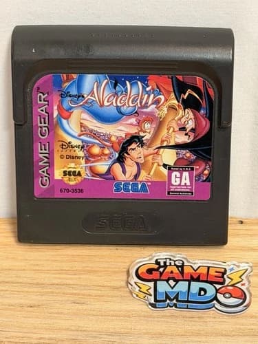 Disney's Aladdin (Sega Game Gear, 1994) Cleaned+Tested