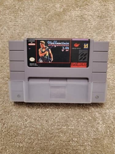 Wolfenstein 3-D (Super Nintendo Entertainment System, 1994) SNES Cleaned Tested