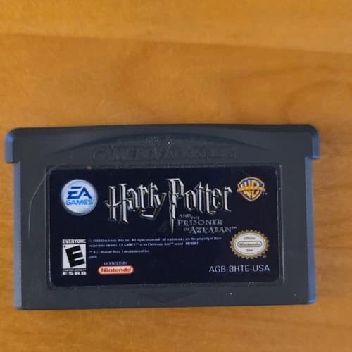 EA Games Harry Potter Prisoner of Azkaban Nintendo Game Boy Advance 2004 NTSC