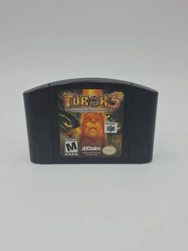 Turok 3 Shadow of Oblivion Nintendo 64 N64 Cartridge Only Authentic - Tested