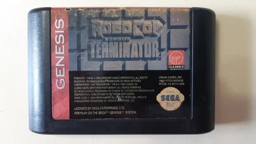 RoboCop vs. The Terminator (Sega Genesis, 1993) Cartridge Only. Tested & Working