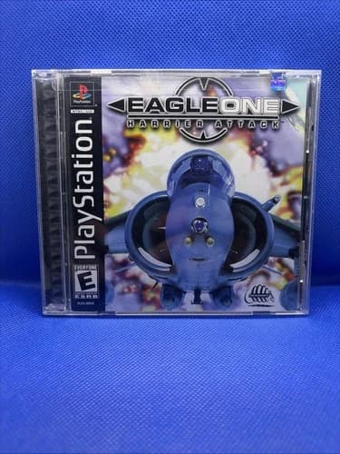 Eagle One: Harrier Attack (Sony PlayStation 1, 2000) PS1 Complete With Manual
