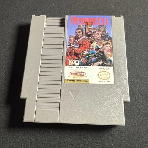 Romance of the Three Kingdoms 2 II NES Great Condition Nintendo Cart