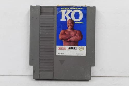 George Foreman's KO Boxing (Nintendo Entertainment System, 1992) Cart Only