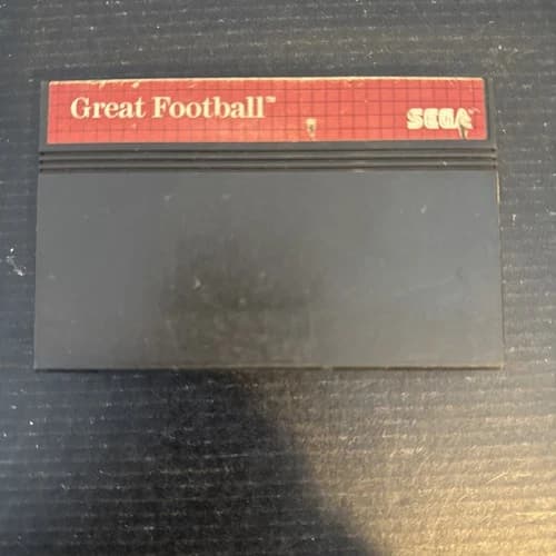 Great Football (Sega Master System, 1987) Cartridge - Tested - US Seller