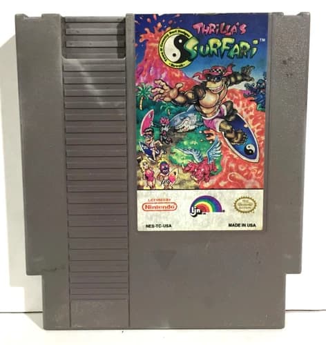 THRILLA'S SURFARI Town & Country II 2 NINTENDO NES Surf Designs TESTED & WORKING