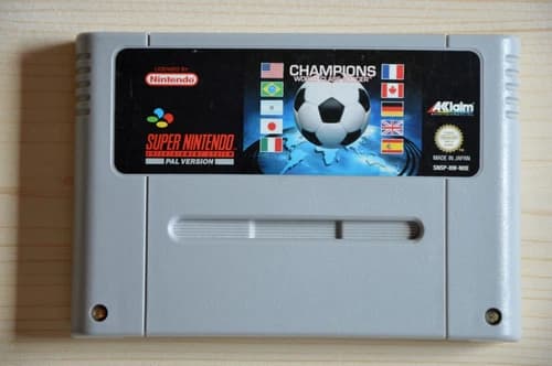 SNES - Champions World Class Soccer for Super Nintendo