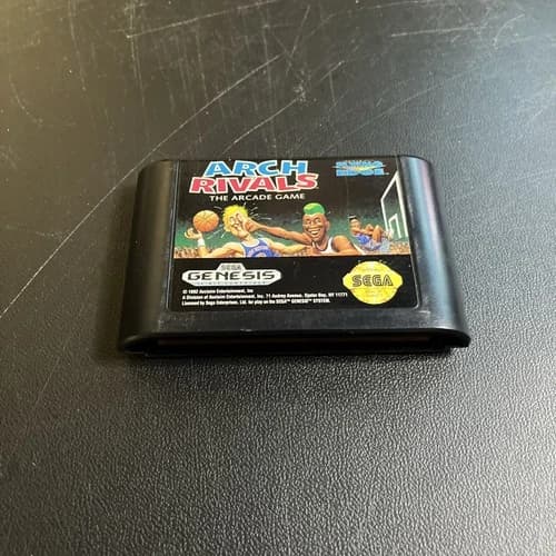 Sega Genesis Arch Rivals The Arcade Game Cart Only Tested Working