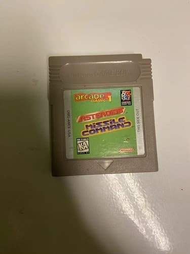 Arcade Classic No. 1: Asteroids/Missile Command (Nintendo Game Boy, 1995)