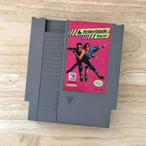 Rollerblade Racer Nintendo NES Tested See Photos