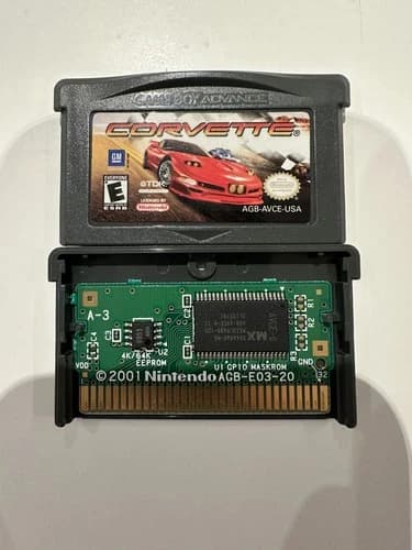Genuine! Corvette Nintendo Game Boy Advance GBA Cartridge Only Tested & Working