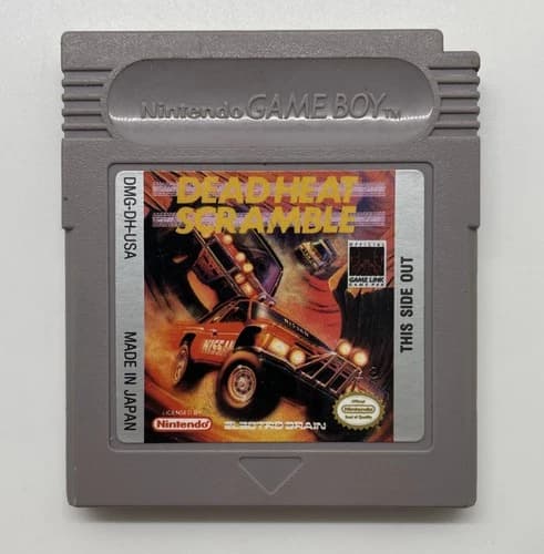 Dead Heat Scramble (Nintendo GameBoy, 1990) CART ONLY