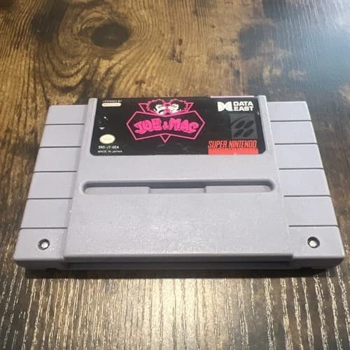 Snes Super Nintendo Joe and Mac Hand Polished Contacts Tested Guaranteed