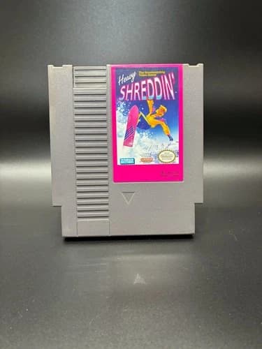 Nintendo NES game cartridge vintage original Heavy Shreddin'