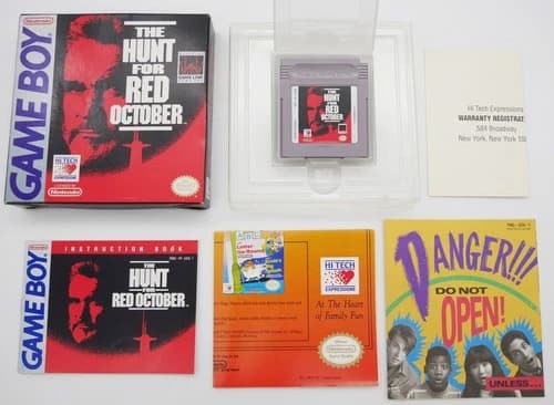 The Hunt for Red October | Nintendo GameBoy GB | Boxed CIB Complete CIB