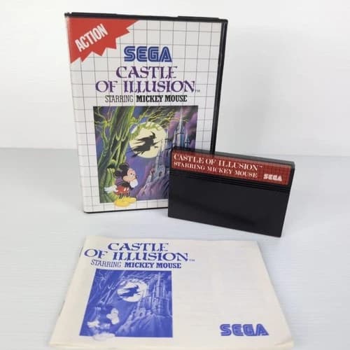 Castle of Illusion Starring Mickey Mouse SEGA Master System COMPLETE