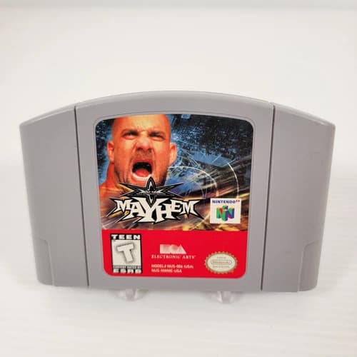 WCW Mayhem (N64, 1999) Nintendo 64 Authentic Tested