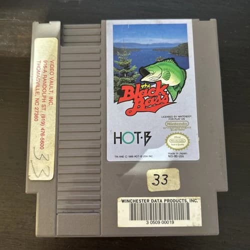 Black Bass (Nintendo Entertainment System, 1989) Tested