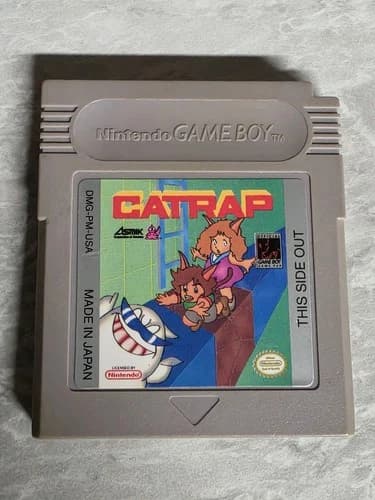 Catrap (Nintendo GameBoy) AUTHENTIC NTSC -Tested
