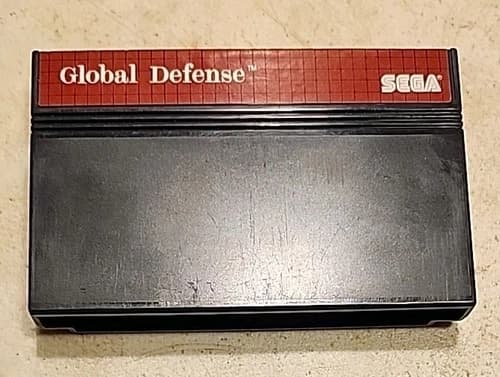 Global Defense Sega Master System Cartridge Only Authentic, Tested