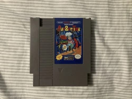 BurgerTime for Nintendo NES - Very Good Condition - Cartridge Only