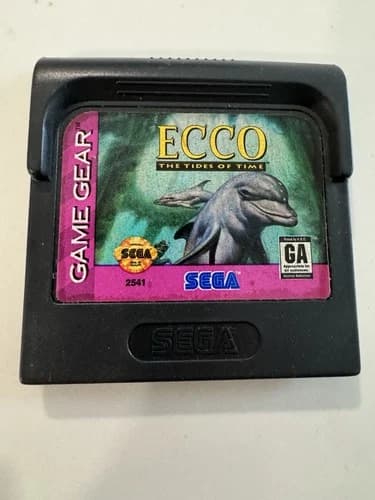 Ecco: The Tides of Time (Sega Game Gear, 1995) Game Cartridge Only, Tested Works