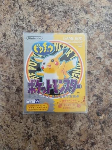 Nintendo Pocket Monster Pikachu Yellow Pokemon Complete Map Nintendo Gameboy Cib