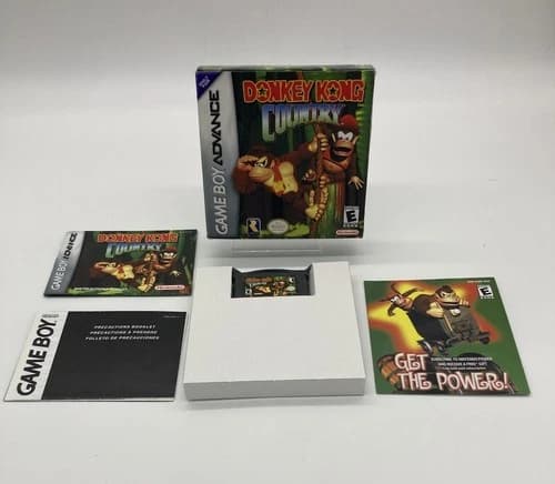 Donkey Kong Country 1 (Game Boy Advance GBA,2003) COMPLETE CIB Authentic Tested