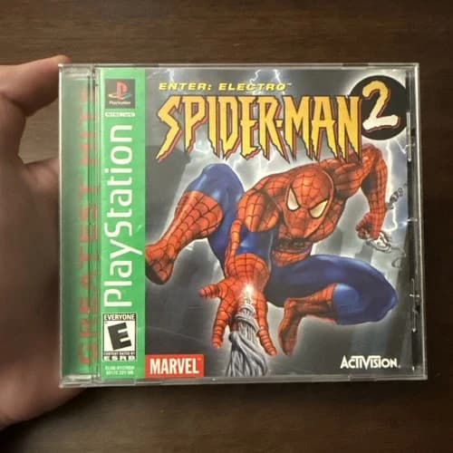 Spider-Man 2 Enter: Electro (PlayStation 1 PS1) Complete - Tested - Authentic
