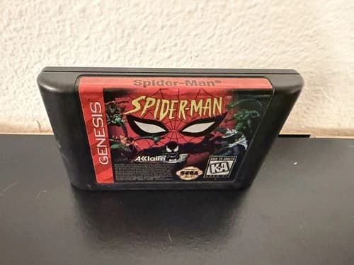 Sega Genesis Spider-Man Animated Series 1995, Tested Works Great Cartridge Only
