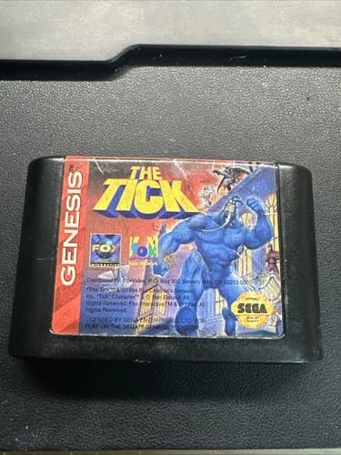 The Tick Sega Genesis Authentic Cartridge Only TESTED - Fast Ship!