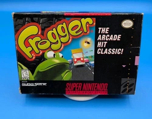 Frogger (Super Nintendo Entertainment System, 1997) CIB Tested Working