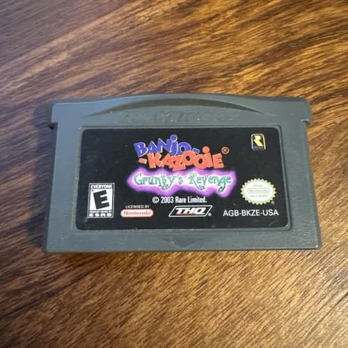 Banjo-Kazooie: Grunty’s Revenge (Gameboy Advance) Cartridge TESTED and WORKING
