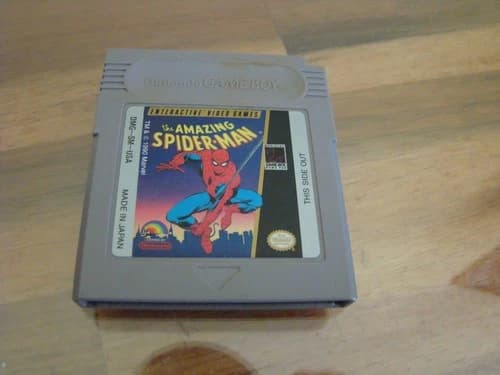 The Amazing Spiderman (Nintendo Gameboy, 1992) Authentic & Tested