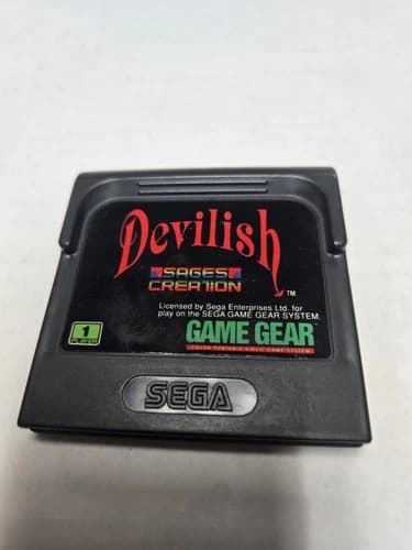 Devilish (Sega Game Gear, 1991) Authentic Cart