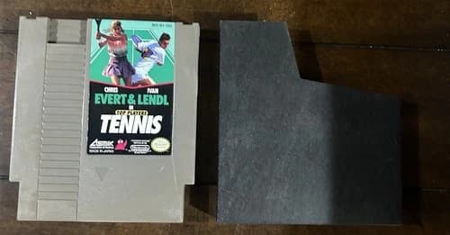 Top Players Tennis (Nintendo Entertainment System, 1990) Tested and Working NES