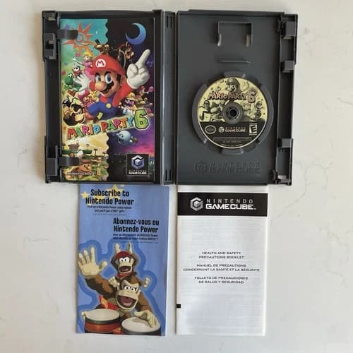 Mario Party 6 (Nintendo GameCube, 2004) Complete CIB Tested