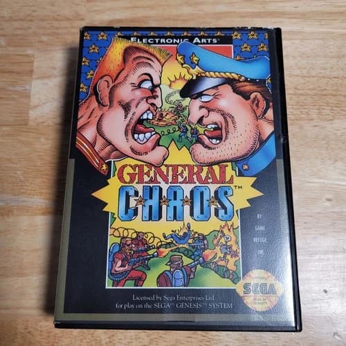General Chaos Sega Genesis, 1993 CIB w Manual – Tested