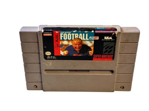 John Madden Football (Super Nintendo Entertainment System, 1991)