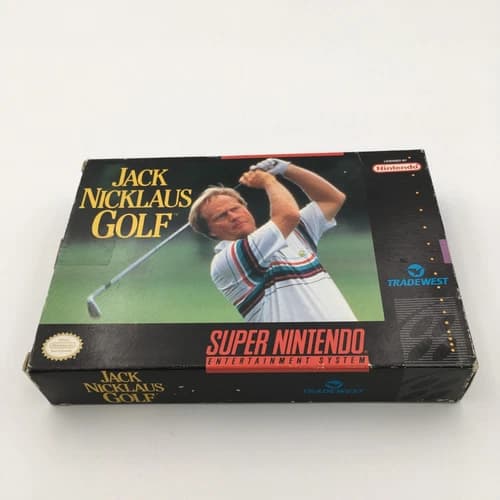 Jack Nicklaus Golf Super Nintendo SNES Complete In Box CIB