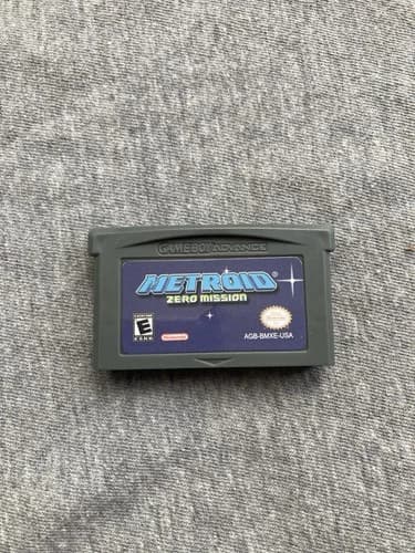 Metroid Zero Mission Gameboy Advance Video Game Cartridge