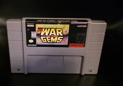 Marvel Super Heroes: War of the Gems (Super Nintendo) SNES Authentic Tested