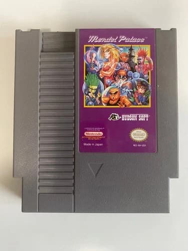 Mendel Palace NES Nintendo Entertainment System Action Puzzle Video Game