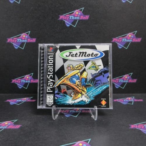 Jet Moto PS1 PlayStation 1 Complete - 1 Year Warranty VG