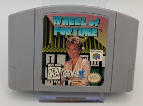Wheel of Fortune (Nintendo 64, N64, 1997) - Authentic - Tested
