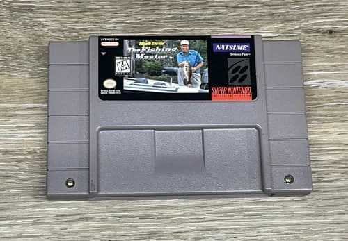 Mark Davis’ The Fishing Master (Super Nintendo SNES) Free Shipping